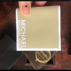 MICHAEL Michael Kors Accessories - Rare Cat Eye and Gold Classic Michael Kors Watch MICHAEL Michael Kors Accessories - Rare Cat Eye and Gold Classic Michael Kors Watch
